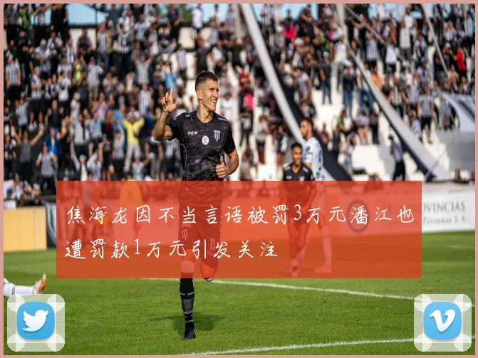 焦海龙因不当言语被罚3万元潘江也遭罚款1万元引发关注